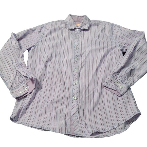 Michael Brandon Mens Button Down Multicolor Size Small Cotton Blend Long Sleeve - Picture 1 of 12